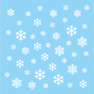 Statische raamstickers winter