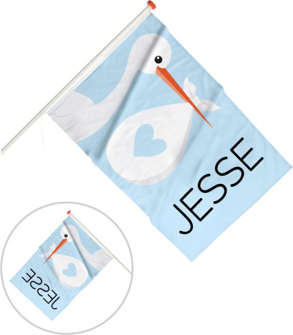 Vlag ooievaar - Afbeelding 3