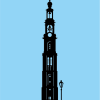 Raamsticker Westertoren - Afbeelding 2