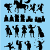 Raamsticker Sint en Pieten - Afbeelding 2