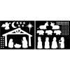 Raamsticker kerststal - Afbeelding 3