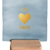 Tegeltje hartje papa