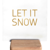 Tegeltje let it snow