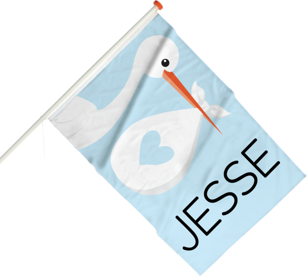 Vlag ooievaar - Afbeelding 2