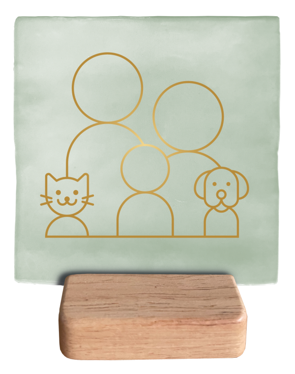 Tegeltje familie